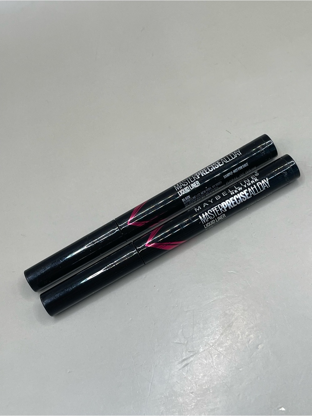 Maybelline Master Precise All Day Liquid Liner Black 0.02oz Sample Mini Set Of 2